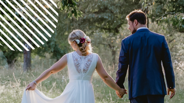 young couple getting married